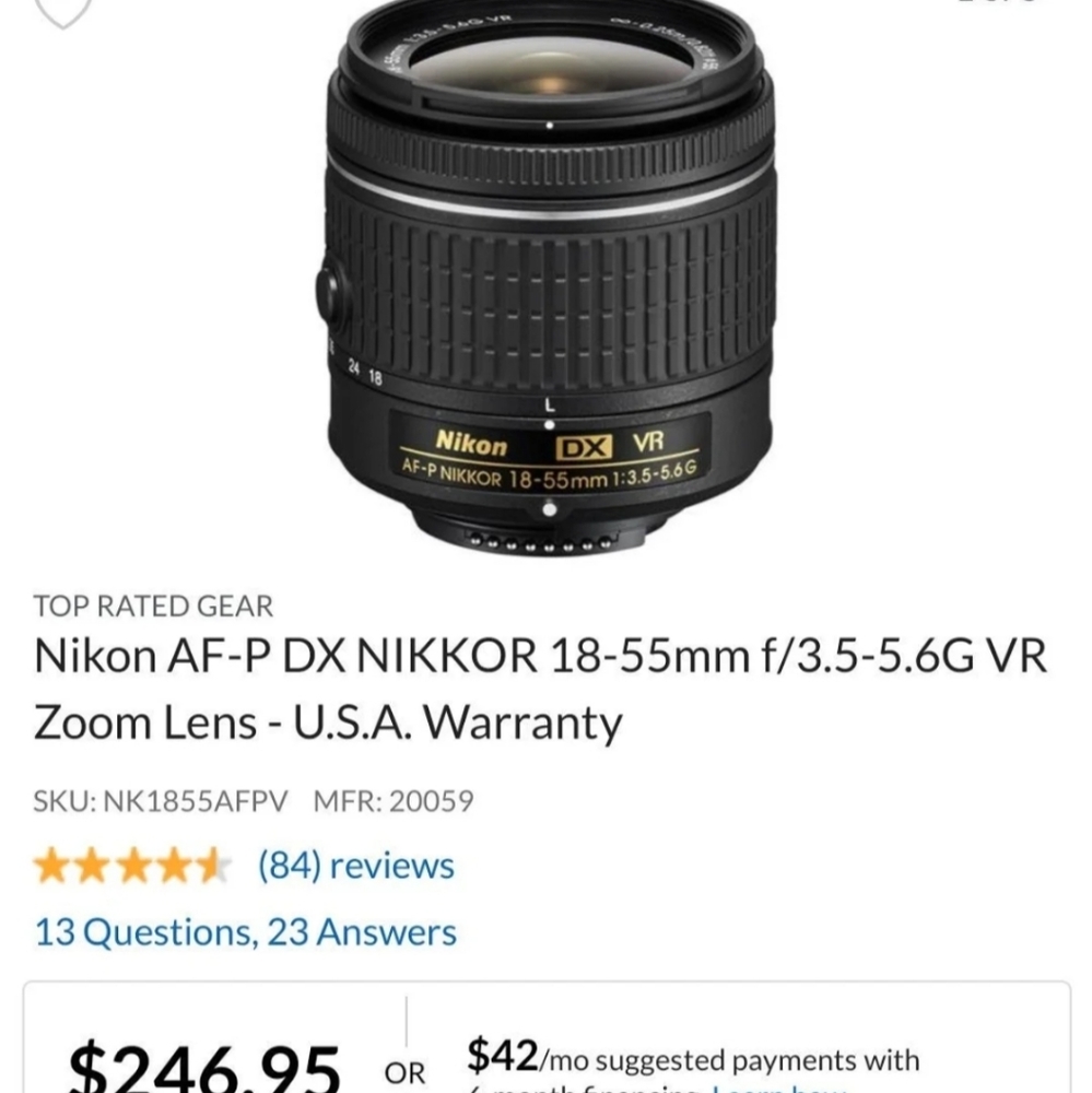 Nikon 18-55 Lens